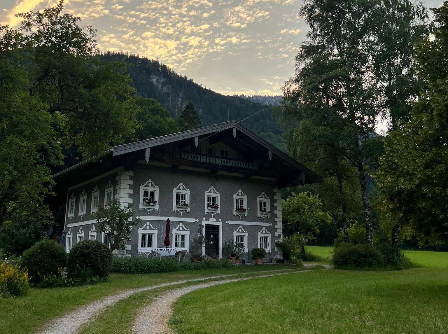 Traditionelles bayerisches Haus in Aschau im Chiemgau